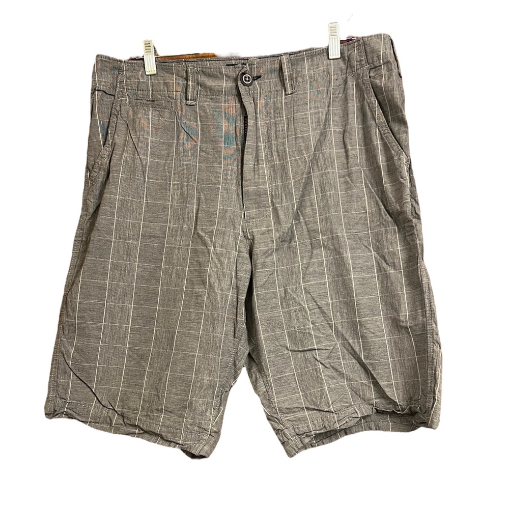 Men’s American Eagle Longboard Plaid Shorts Size 34